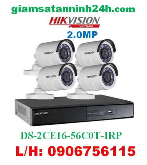 Camera Trọn Bộ HKVISION DS-2CE16D0T-IRP 2.0Mp